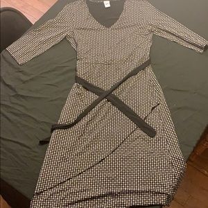 Gap 3/4 length sleeve dress